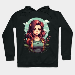 Pixel Girl Cute Hoodie